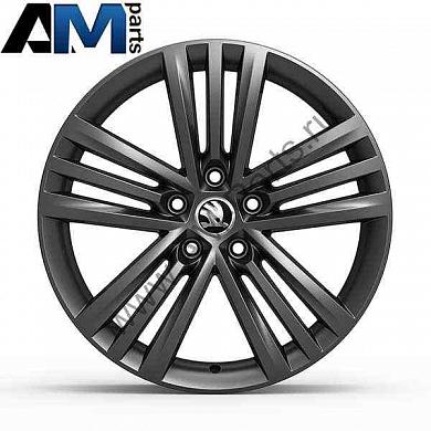 Литой диск колеса 7.5JX18 ET46 Шкода Суперб 3T0071498AHA7