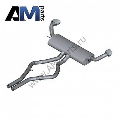Задний глушитель 18308518420 на BMW X5 (E70) M50dX