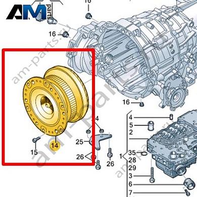 Гидротрансформатор VAG 0BK323573EКупить гидротрансформатор 0BK323573E Фольксваген/Ауди/Шкода- гарантия наличия