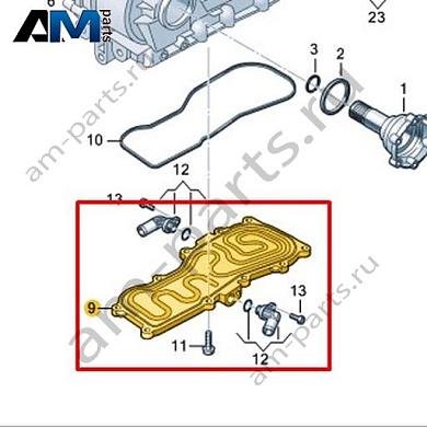 Радиатор VAG 0D4409075Купить радиатор 0D4409075 на Фольксваген/Ауди/Шкоду- гарантия наличия