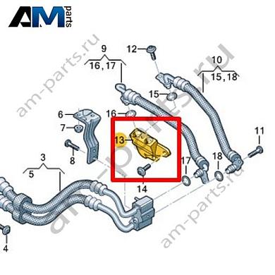 Регулятор температуры масла VAG 09P317027AКупить регулятор температуры масла 09P317027A для Фольксваген/Ауди/Шкода- выгодные цены