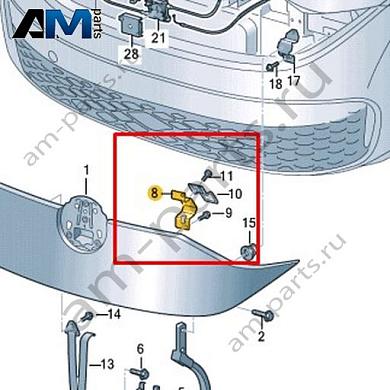 Держатель Volkswagen id-Buzz 2023-2024 1T3823201Купить держатель 1T3823201 на Фольксваген id-Buzz 2023-2024- минимальная цена
