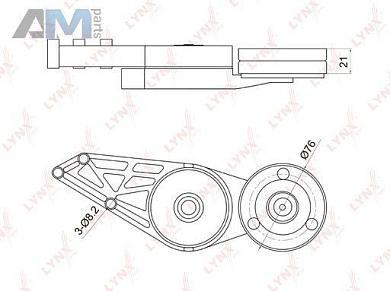Натяжитель ремня генератора PT3002 (LYNXauto) для автомобилей VAGЗаказать натяжитель ремня генератора PT3002 производства LYNXauto для Фольксваген/Ауди/Шкода с доставкой точно в срок