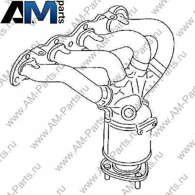 Выпускной коллектор с турбонагнетателем для автомобилей концерна VAG 036253056FКупить выпускной коллектор с турбонагнетателем для VAG 036253056F- Подбор по VIN