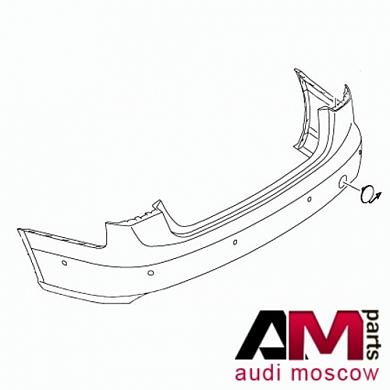 Облицовка бампера заднего для Audi A8 D4 4G9807067GGRUКупить оригинальную облицовку бампера заднего Audi A8 D4 4G9807067GGRU- Быстрая доставка