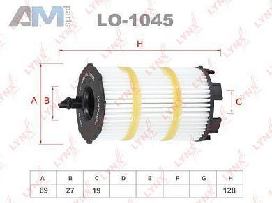 Масляный фильтр LO1045 (LYNXauto) для автомобилей VAGОформить заказ на масляный фильтр LO1045 производства LYNXauto для Фольксваген/Ауди/Шкода с доставкой точно в срок