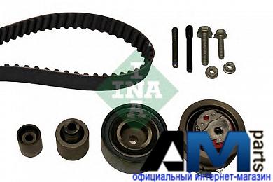 Ремкомплект ГРМ Фольксваген Тигуан (2007-2011) 2.0 TDI (110/140/170 л.с.) 530050310 INA