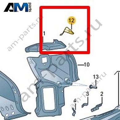 Упорный уголок Volkswagen T-Roc Cross 2019-2024 2GM813394Купить упорный уголок 2GM813394 на Фольксваген Т-рок Кросс 2019-2024 на выгодных условиях