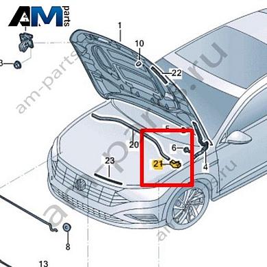 Шумоизоляция водоотводного короба Volkswagen Jetta VII 2020-2024 17A864760Купить шумоизоляцию водоотводного короба 17A864760 для Фольксваген Джетта VII 2020-2024- выгодные цены