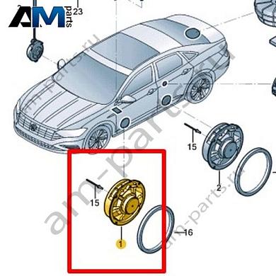 Широкополосный динамик Volkswagen Jetta VII 2020-2024 17A035710Купить широкополосный динамик 17A035710 Фольксваген Джетта VII 2020-2024 по минимальной цене