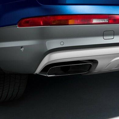 Комплект насажок на выхлопные трубы Ауди Q7 4М (рестайлинг) 4M0071771B