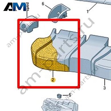 Наполнитель подушки сиденья Volkswagen Taos 2021-2023 2GL885375Купить наполнитель подушки сиденья 2GL885375 на Фольксваген Таос 2021-2023- акция