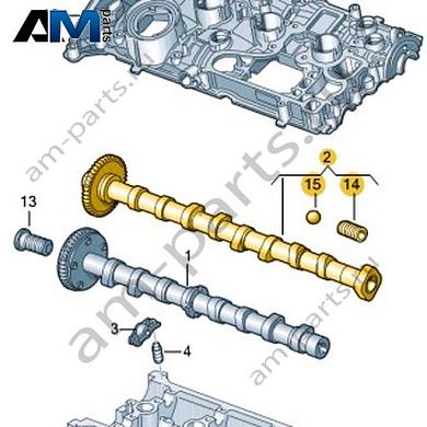 Распределительный вал VAG 06H109022BKКупить распределительный вал 06H109022BK для Фольксваген/Ауди/Шкода- спец. Цена
