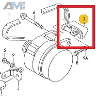 Кронштейн генератора VAG 031903143BКупить кронштейн генератора 031903143B на Фольксваген/Ауди/Шкоду- спец. Цена