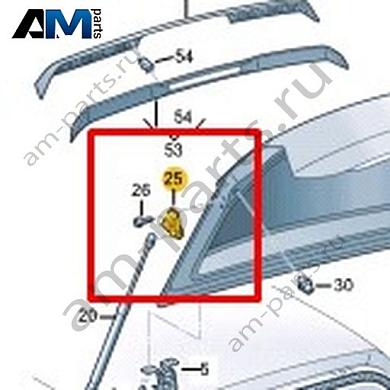 Опора газового упора Volkswagen Taigo 2022-2024 2G6827427AКупить опору газового упора 2G6827427A на Фольксваген Тайго 2022-2024 на выгодных условиях