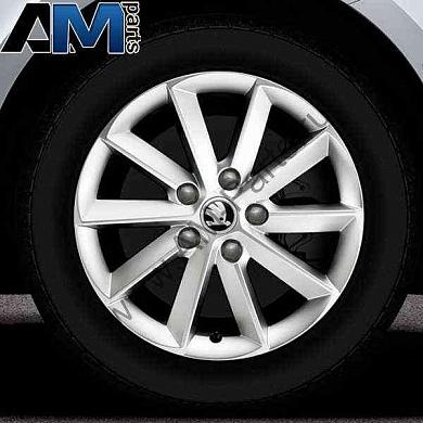 Литой диск колеса 7JX16 ET45 Шкода Суперб 3T0071496B8Z8