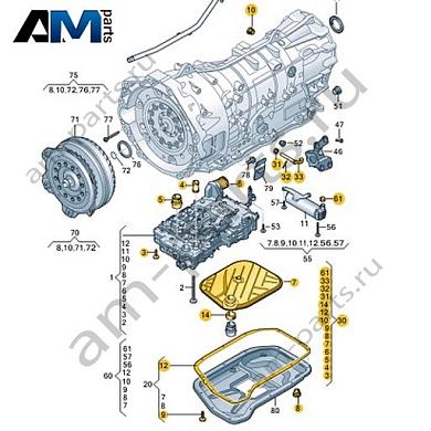 Ремкомплект для манжетного уплотнения VAG 0DR301227Купить ремкомплект для манжетного уплотнения 0DR301227 Фольксваген/Ауди/Шкода по минимальной цене