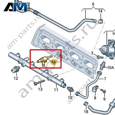 Топливная форсунка VAG 06K906036NКупить топливную форсунку 06K906036N для Фольксваген/Ауди/Шкода- бесплатная доставка