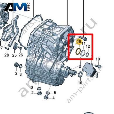 Манжетное уплотнение VAG 0ME311109CКупить манжетное уплотнение 0ME311109C для Фольксваген/Ауди/Шкода по минимальной цене