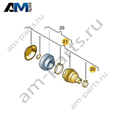 Пыльник ШРУСа с монтажными деталями и пластичной смазкой VAG 1K0498201KКупить пыльник ШРУСа с монтажными деталями и пластичной смазкой 1K0498201K для Фольксваген/Ауди/Шкода- минимальная цена