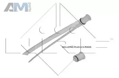 Осушитель кондиционера (33350) NRF на Audi A8 (D4) 2010-2017 3.0FSI