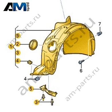 Подкрылок Volkswagen T-Roc Cabrio 2020-2024 2GC809957Купить подкрылок 2GC809957 Фольксваген Т-рок Кабриолет 2020-2024- бесплатная доставка