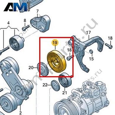 Натяжитель VAG 06M903315LКупить натяжителя 06M903315L Фольксваген/Ауди/Шкода- выгодные цены
