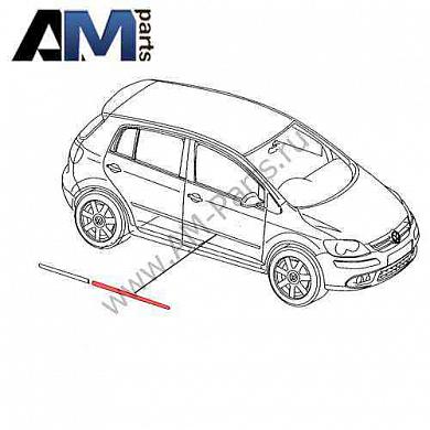 Накладка защитная для двери на Volkswagen 5M0853516BGRUЗаказать оригинальную накладку защитную для двери для Volkswagen 5M0853516BGRU- Доставка в регионы РФ