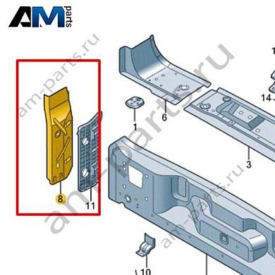Перегородка Volkswagen id-Buzz 2023-2024 1T3813440BКупить перегородку 1T3813440B для Фольксваген id-Buzz 2023-2024- гарантия наличия
