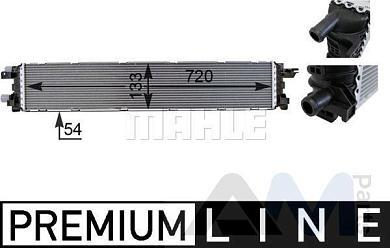 Дополнительный радиатор ОЖ MAHLE (CIR13000P) для Audi A7 (4G) 2011-2018 2.0TDI