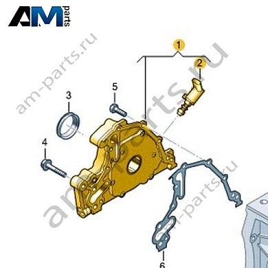 Масляный насос VAG 04E115105BAКупить масляный насос 04E115105BA на Фольксваген/Ауди/Шкоду- минимальная цена