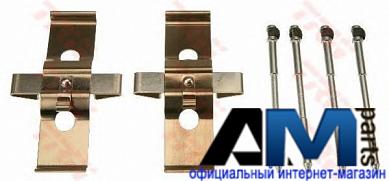 Комплект крепления тормозных колодок Фольксваген Туарег PFK633 TRW