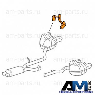 Крепления задней части глушителя к кузову A2044901437 Мерседес (R) GLK300 231л.с.