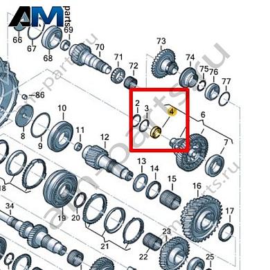 Конический роликовый подшипник VAG 0AX409123AКупить конический роликовый подшипник 0AX409123A Фольксваген/Ауди/Шкода- выгодные цены