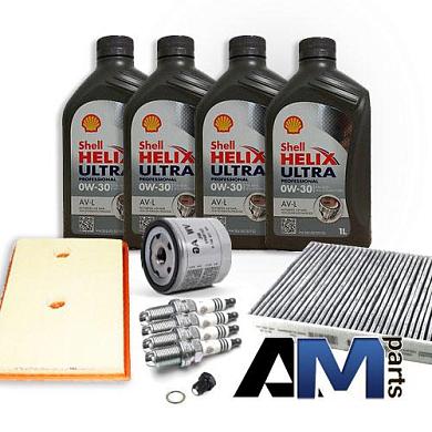 Комплект фильтров для ТО-2/4 Golf VI 1.6 FSI с маслом Shell 5W40