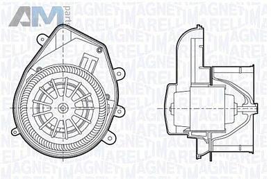 Вентилятор отопителя (069412690010) MAGNETI MARELLI для Volkswagen Passat B5 (1997-2005)