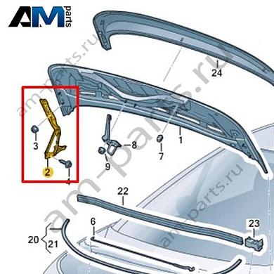 Петля капота левая Volkswagen id3 2020-2024 10A823301AКупить петлю капота левую 10A823301A Фольксваген id3 2020-2024 по минимальной цене