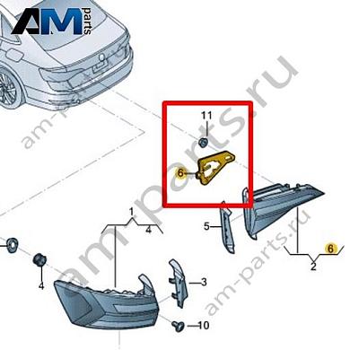 Уплотнитель Volkswagen Jetta VII 2020-2024 17A945197Купить уплотнитель 17A945197 для Фольксваген Джетта VII 2020-2024 на выгодных условиях