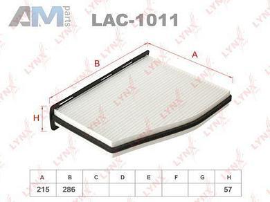 Фильтр. элемент фильтра салона LAC1011 (LYNXauto) для автомобилей VAG аналог 1K0819644BЗаказать фильтр элемент фильтра салона LAC1011 производства LYNXauto для Фольксваген/Ауди/Шкода на выгодных условиях