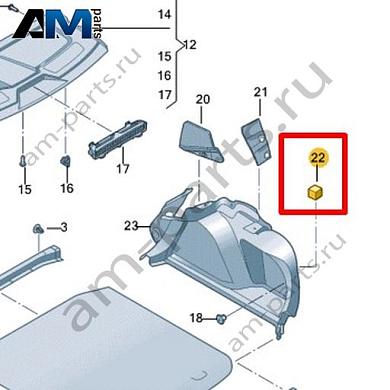 Упругая амортизационная подушка Volkswagen Jetta VII 2020-2024 17A867683Купить упругую амортизационную подушку 17A867683 Фольксваген Джетта VII 2020-2024- бесплатная доставка