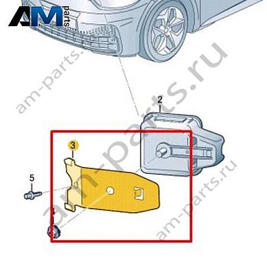 Кронштейн сирены сигнализации Volkswagen id3 2020-2024 10A951217Купить кронштейн сирены сигнализации 10A951217 на Фольксваген id3 2020-2024- спец. Цена