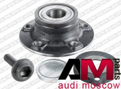 Ступица с подшипником задняя Audi A4 (B8) рестайлинг R15744 NTN-SNR
