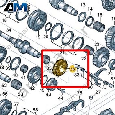 Свободно вращающаяся шестерня VAG 0A5311158ALКупить свободно вращающуюся шестерню 0A5311158AL Фольксваген/Ауди/Шкода по минимальной цене