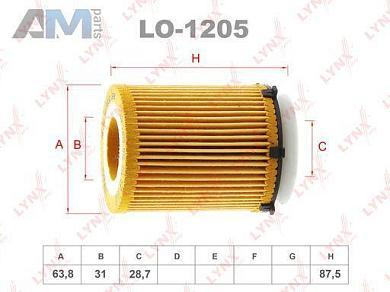 Масляный фильтр LYNX для Mercedes GLK 250 LO-1205