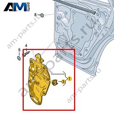 Стеклоподъемник без электродвигателя задний правый Volkswagen id4/id5 2021-2024 11A839462BКупить стеклоподъемник без электродвигателя задний правый 11A839462B для Фольксваген id4/id5 2021-2024 на выгодных условиях