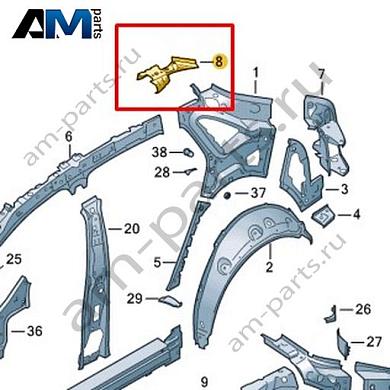 Усилитель крепления ремня безопасности Volkswagen id4/id5 2021-2024 11A809113AКупить усилитель крепления ремня безопасности 11A809113A Фольксваген id4/id5 2021-2024 по минимальной цене