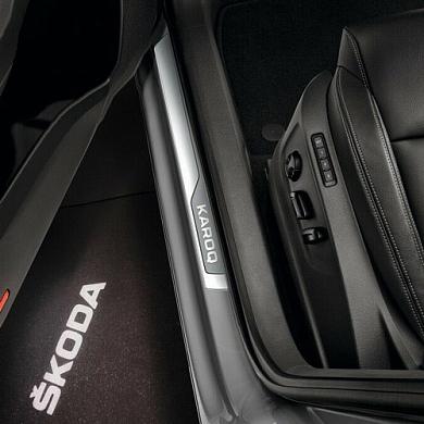 Комплект накладок порога Шкода Карок 57A071303