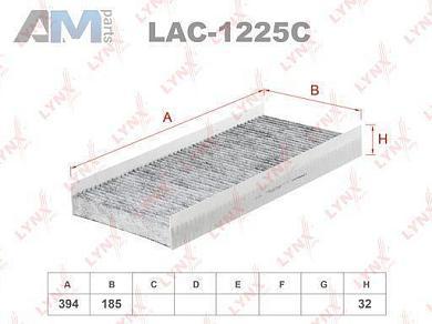 Салонный фильтр угольный LAC1225C (LYNXauto) для автомобилей MBОформить заказ на салонный фильтр угольный LAC1225C производства LYNXauto для Мерседес с доставкой точно в срок