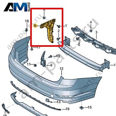 Направляющий профиль Volkswagen Jetta VII 2020-2024 17A807375Купить направляющий профиль 17A807375 на Фольксваген Джетта VII 2020-2024- выгодные цены