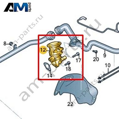 Комбинированный клапан VAG 06E131102MКупить комбинированный клапан 06E131102M для Фольксваген/Ауди/Шкода- спец. Цена